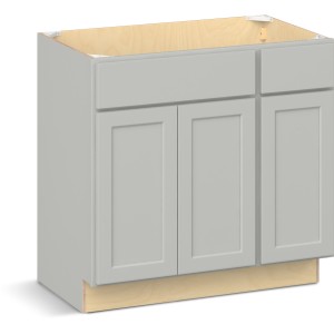 RELIABILT Parkstone II Vanity Sink, Light Gray, 36" W, 3 Doors, Fully Assembled - 641169 | Lowe's Pro Supply